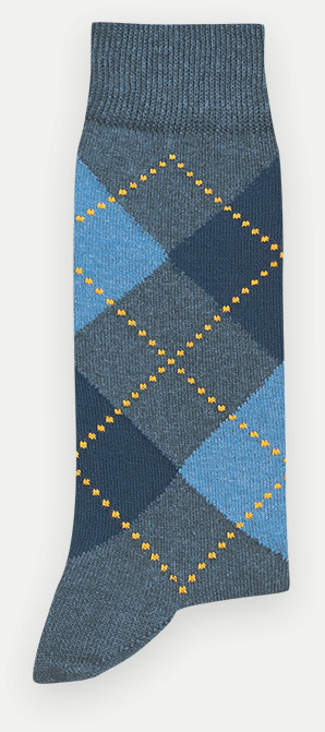 OXYGN Chaussettes de couleur bleu en soldes pas cher 2006797-bleu00 - Modz